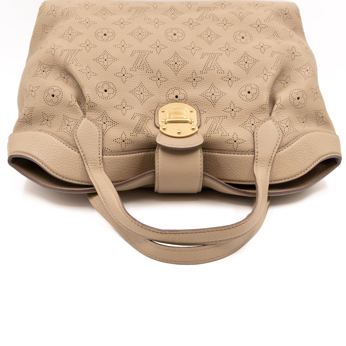 Louis-vuitton Cirrus PM Beige Mahina Leather