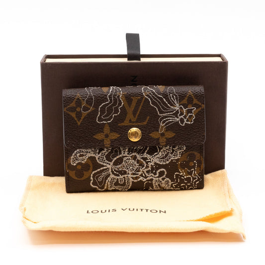 Louis-vuitton Ludlow Wallet Monogram Dentelle Silver