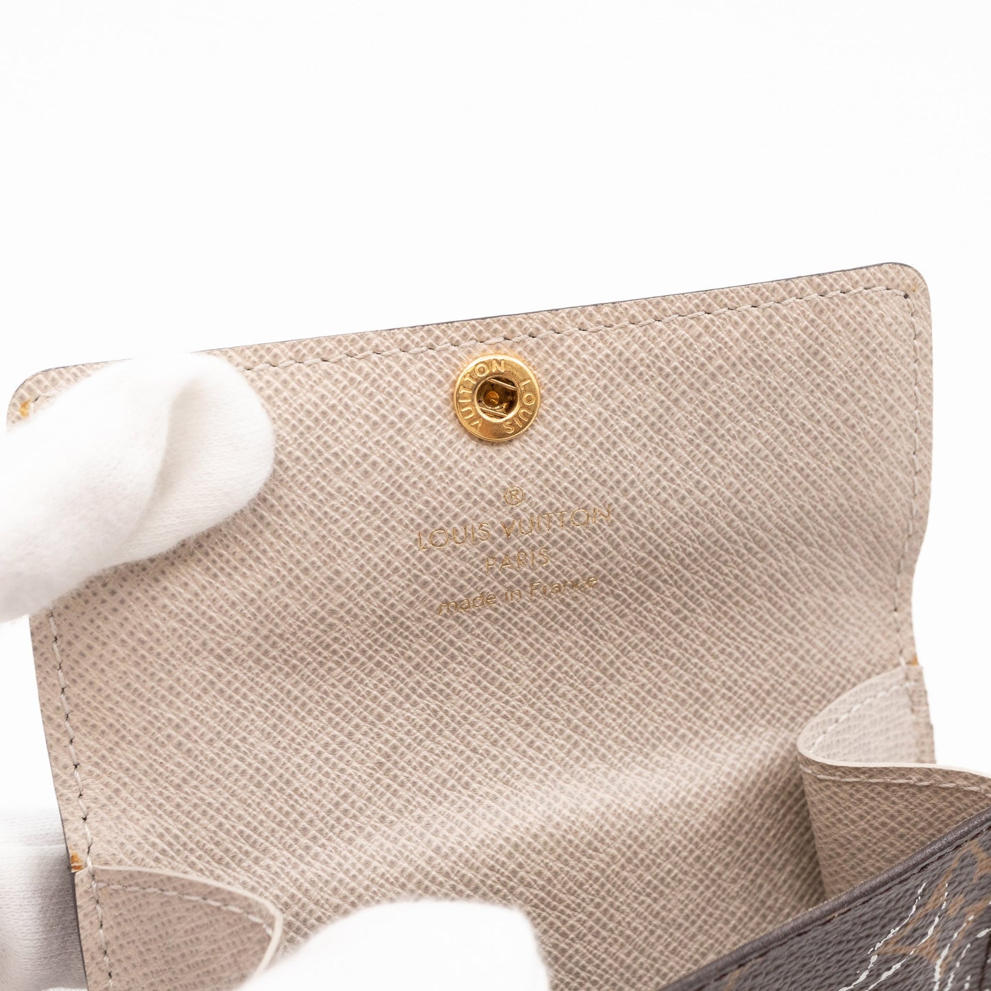 Louis-vuitton Ludlow Wallet Monogram Dentelle Silver