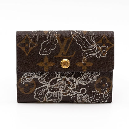 Louis-vuitton Ludlow Wallet Monogram Dentelle Silver
