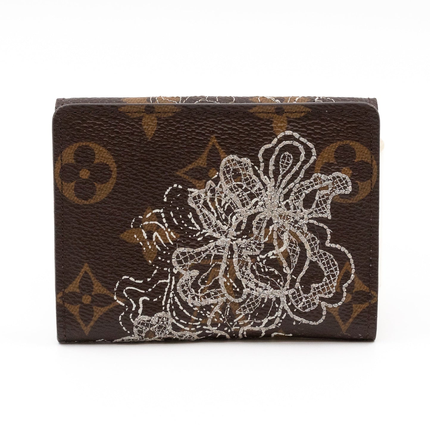 Louis-vuitton Ludlow Wallet Monogram Dentelle Silver