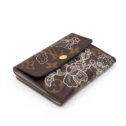 Louis-vuitton Ludlow Wallet Monogram Dentelle Silver