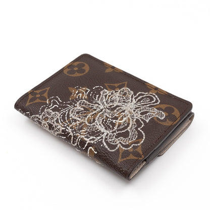 Louis-vuitton Ludlow Wallet Monogram Dentelle Silver