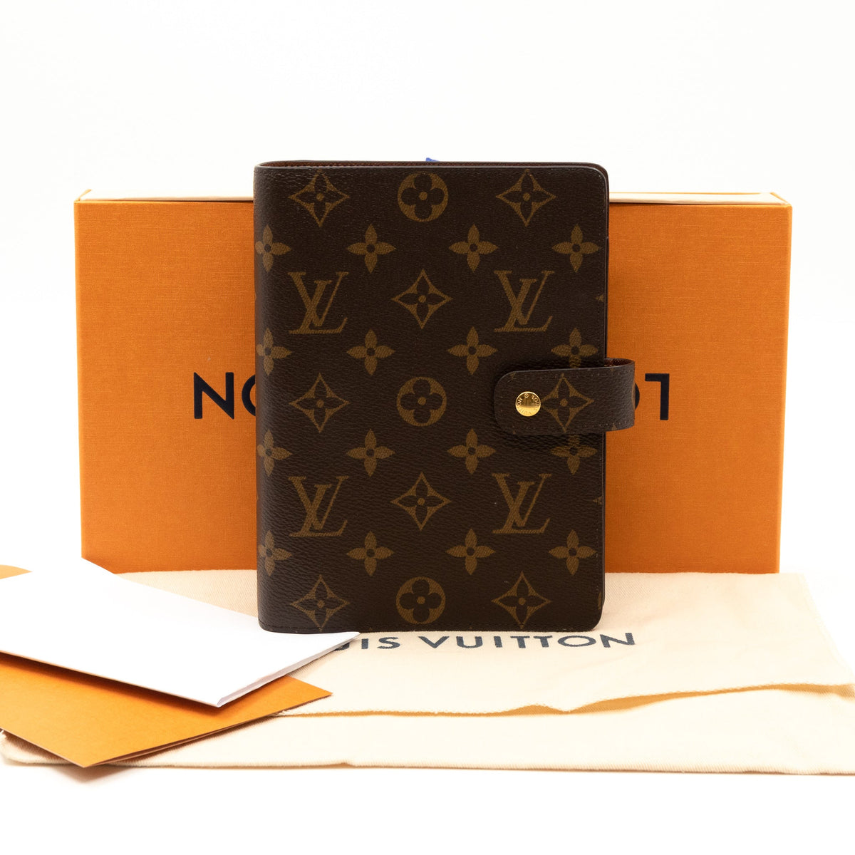 Louis-vuitton Medium Ring Agenda Cover Monogram