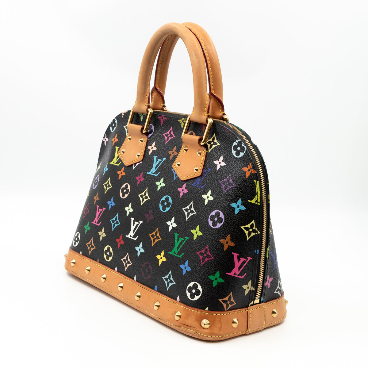 Louis-vuitton Alma PM Multicolore Black