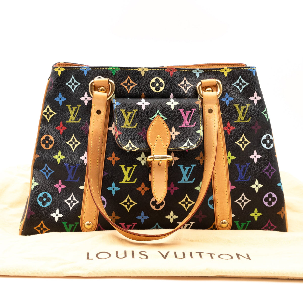 Louis-vuitton Aurelia MM Multicolore Black