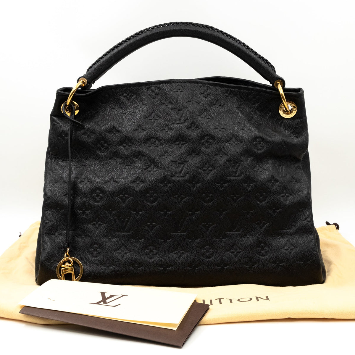 Louis-vuitton Artsy MM Monogram Empreinte Black