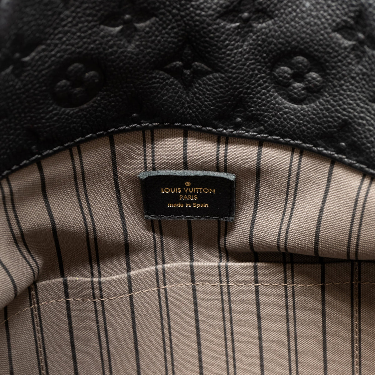 Louis-vuitton Artsy MM Monogram Empreinte Black