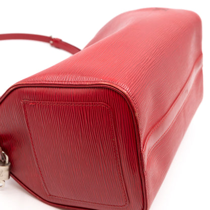 Louis-vuitton Speedy 30 Epi Leather Red & Strap