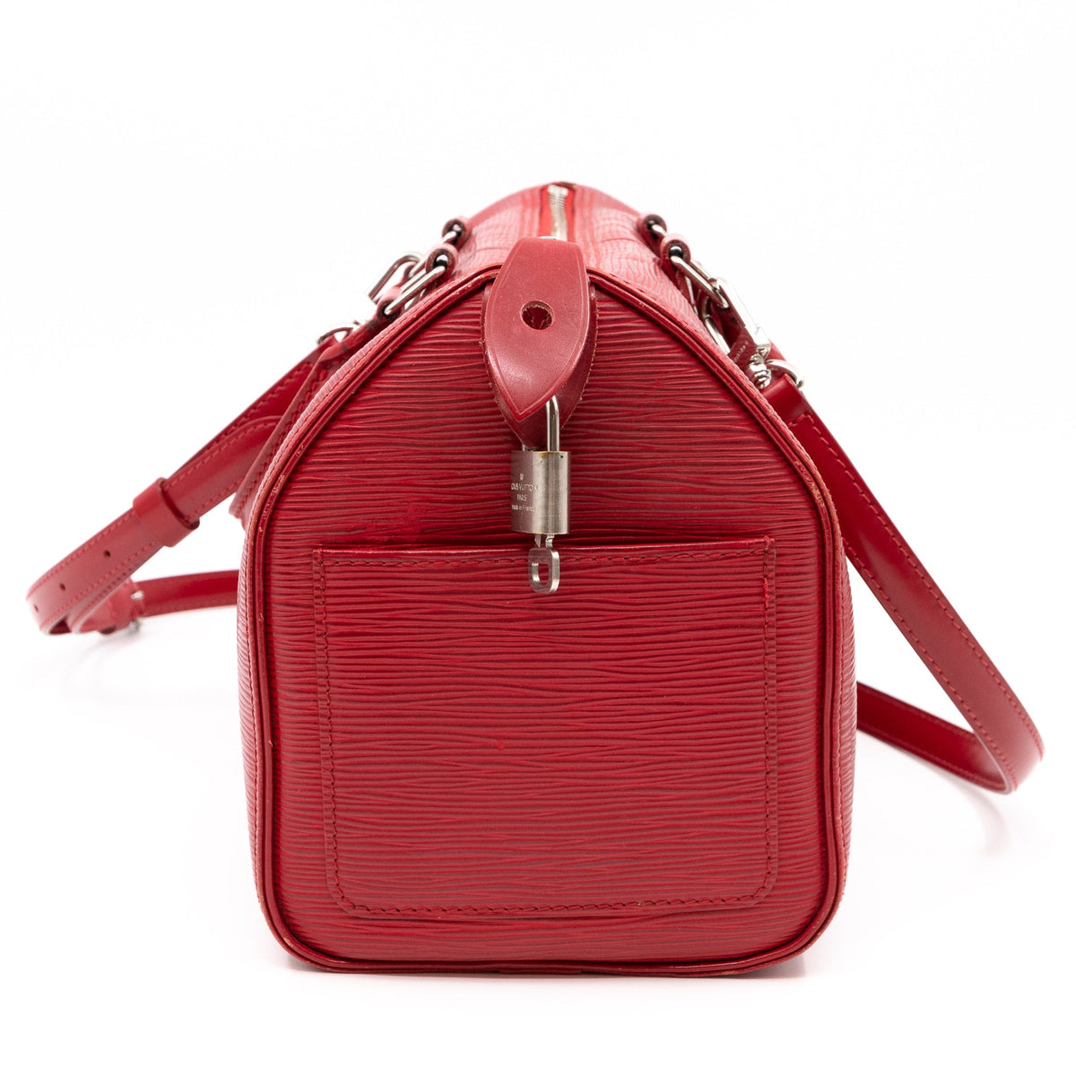 Louis-vuitton Speedy 30 Epi Leather Red & Strap