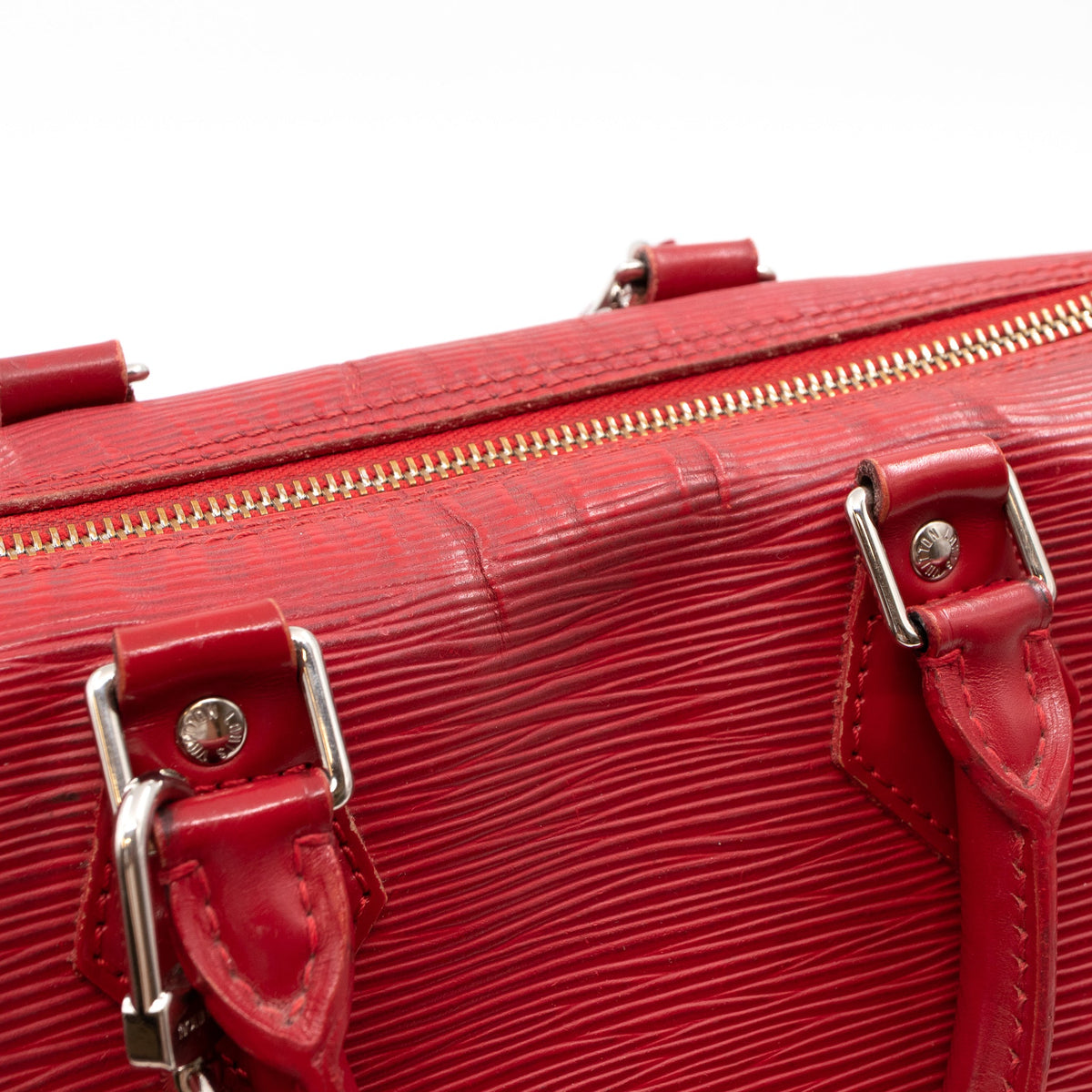 Louis-vuitton Speedy 30 Epi Leather Red & Strap