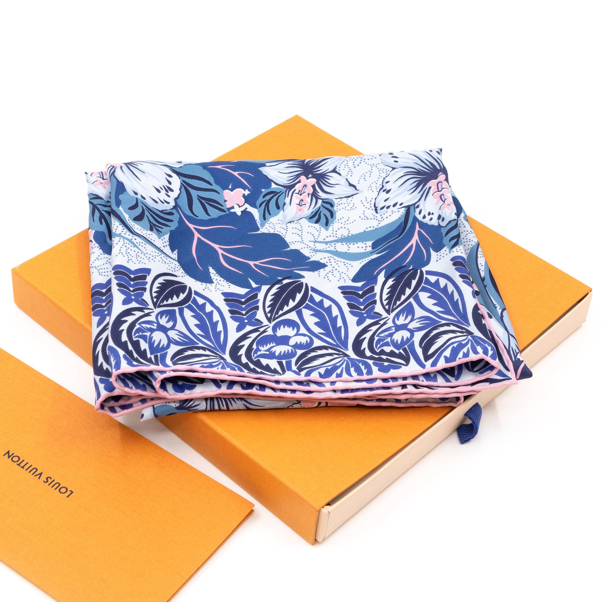 Louis-vuitton Monokinawa Silk Square Blue & Pink
