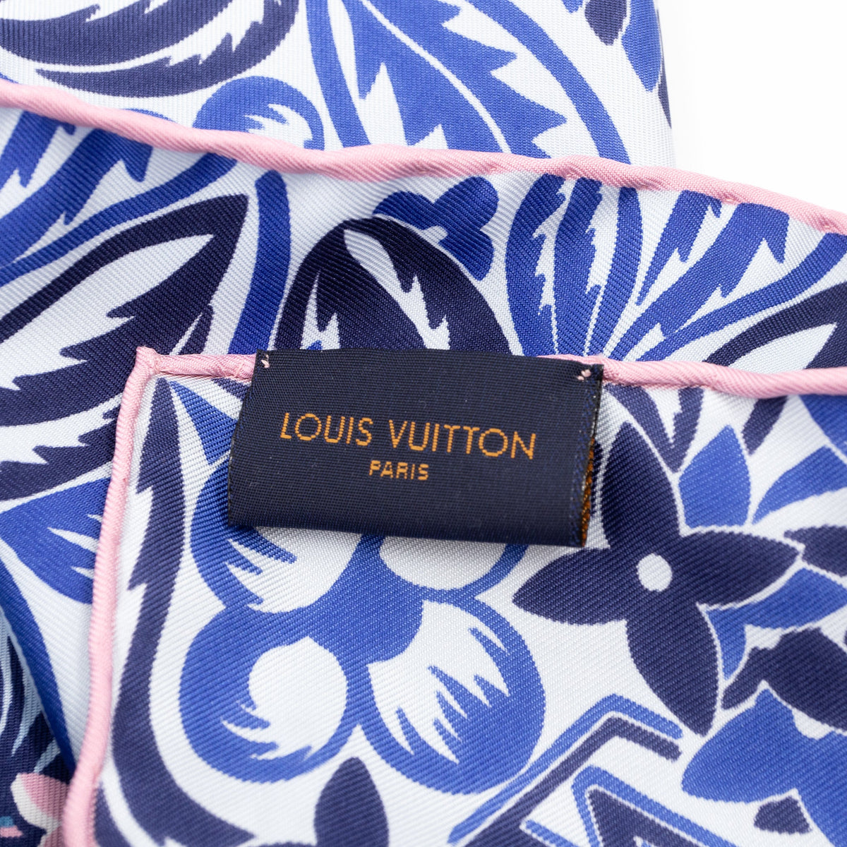 Louis-vuitton Monokinawa Silk Square Blue & Pink