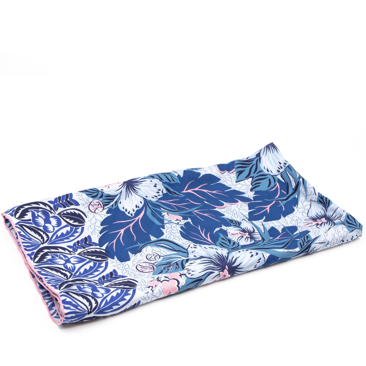 Louis-vuitton Monokinawa Silk Square Blue & Pink