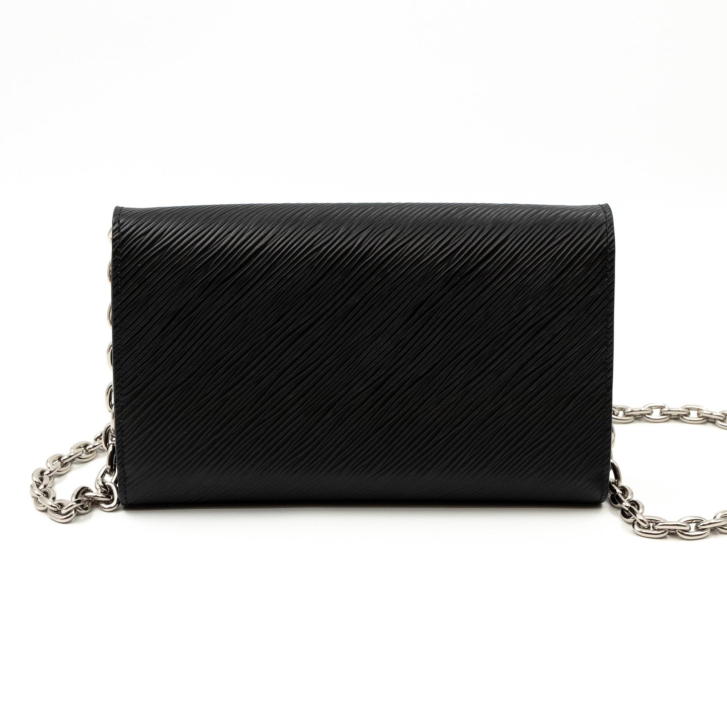 Louis-vuitton Twist Chain Wallet Epi Leather Black