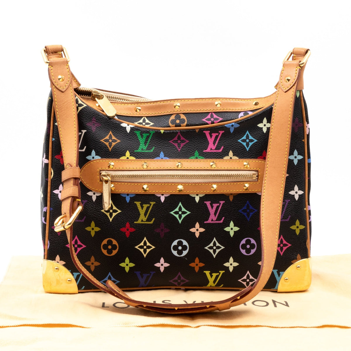 Louis-vuitton Boulogne Multicolore Black
