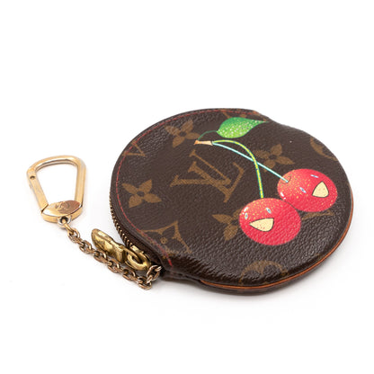 Louis-vuitton Round Coin Purse Monogram Cerises