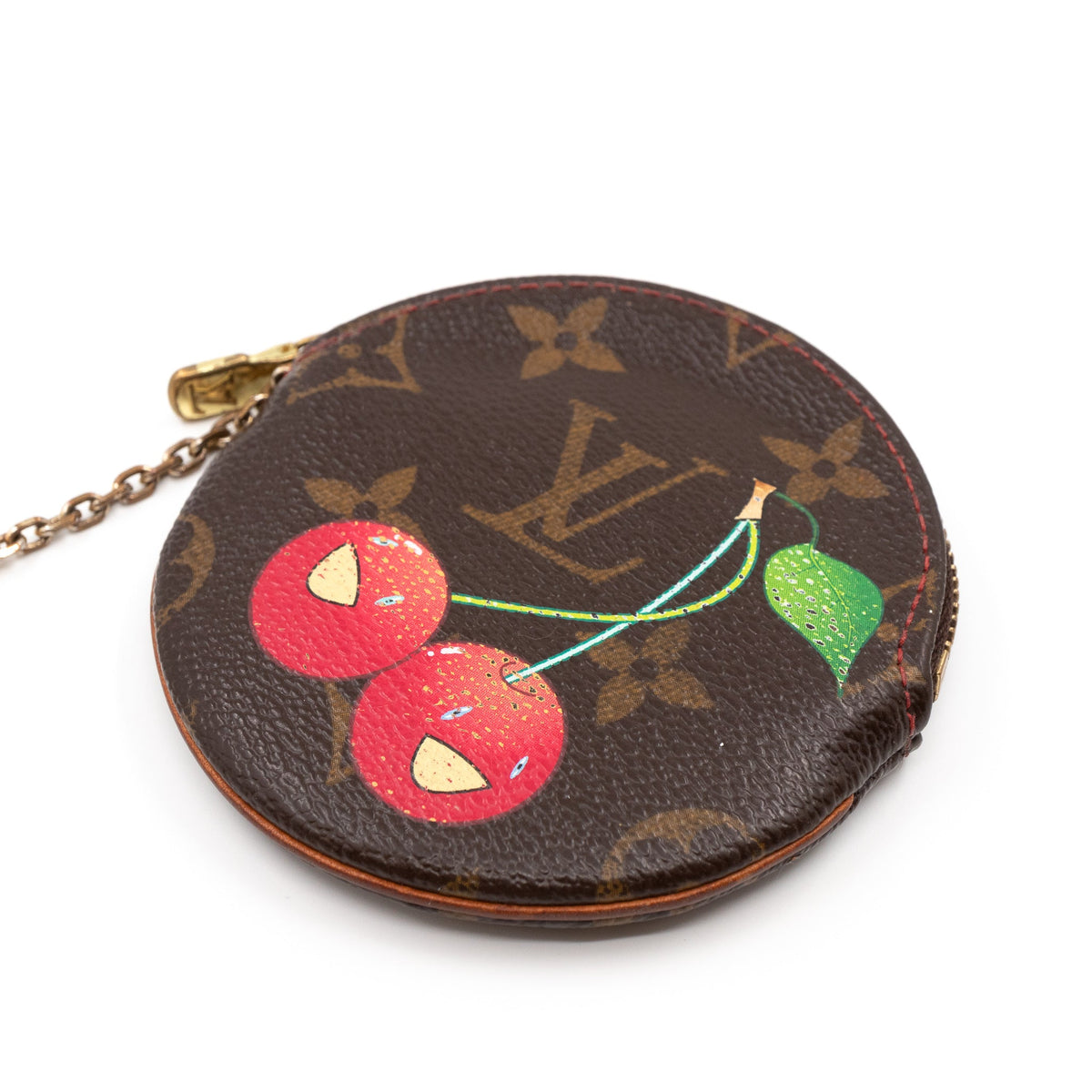 Louis-vuitton Round Coin Purse Monogram Cerises