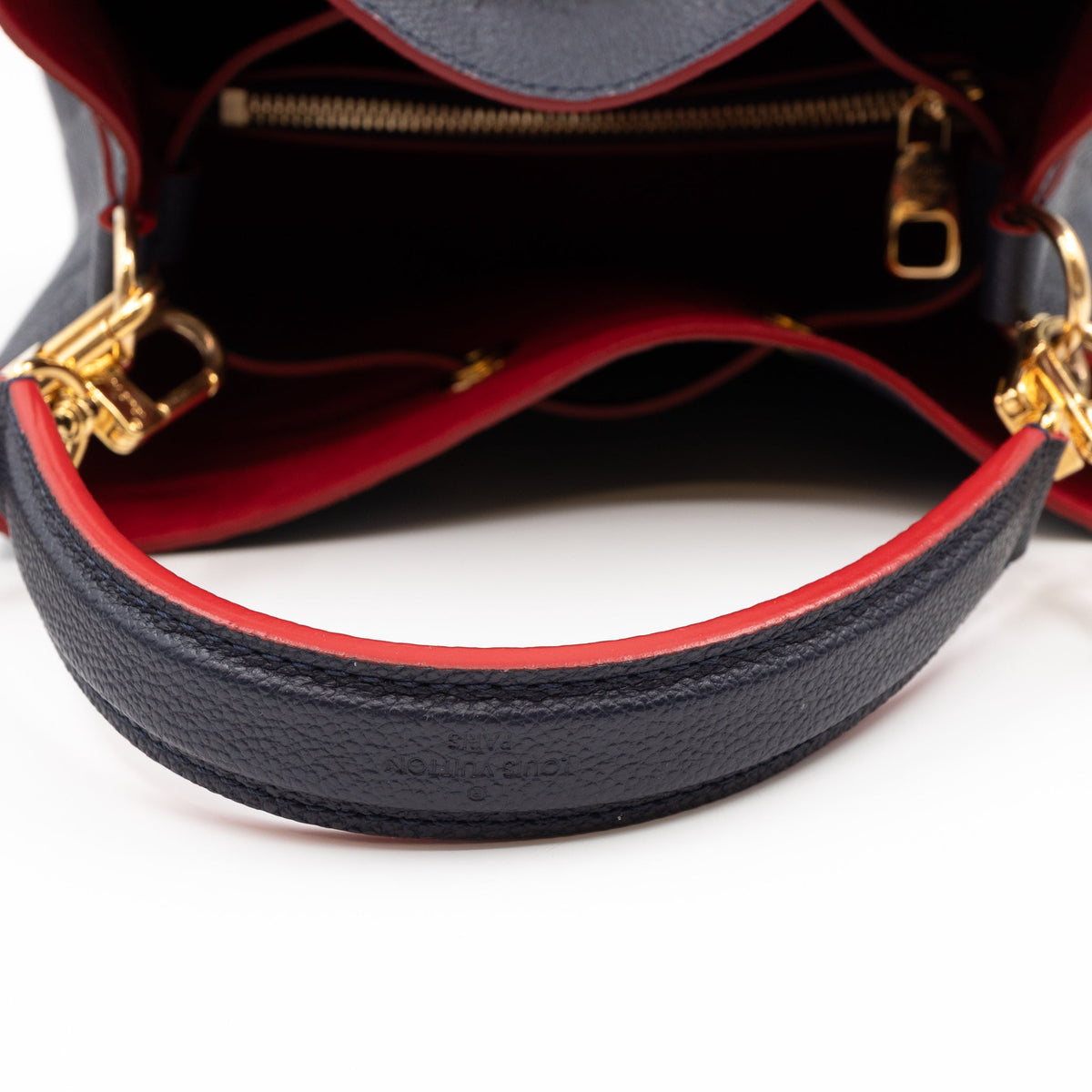 Louis-vuitton NéoNoé MM Monogram Empreinte Marine Rouge