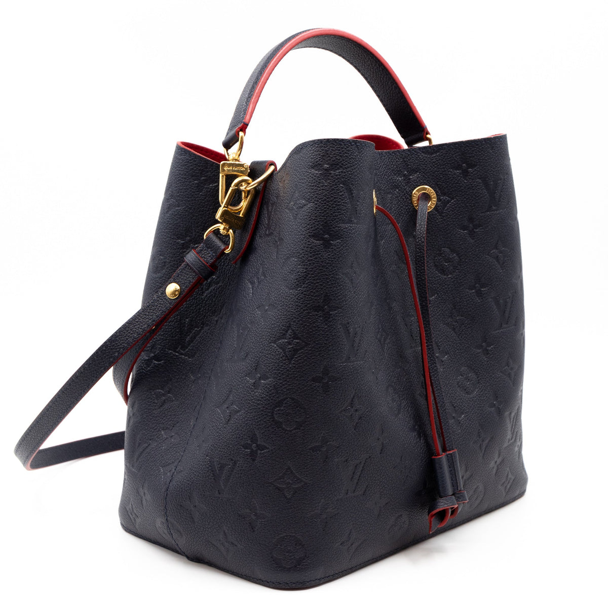 Louis-vuitton NéoNoé MM Monogram Empreinte Marine Rouge