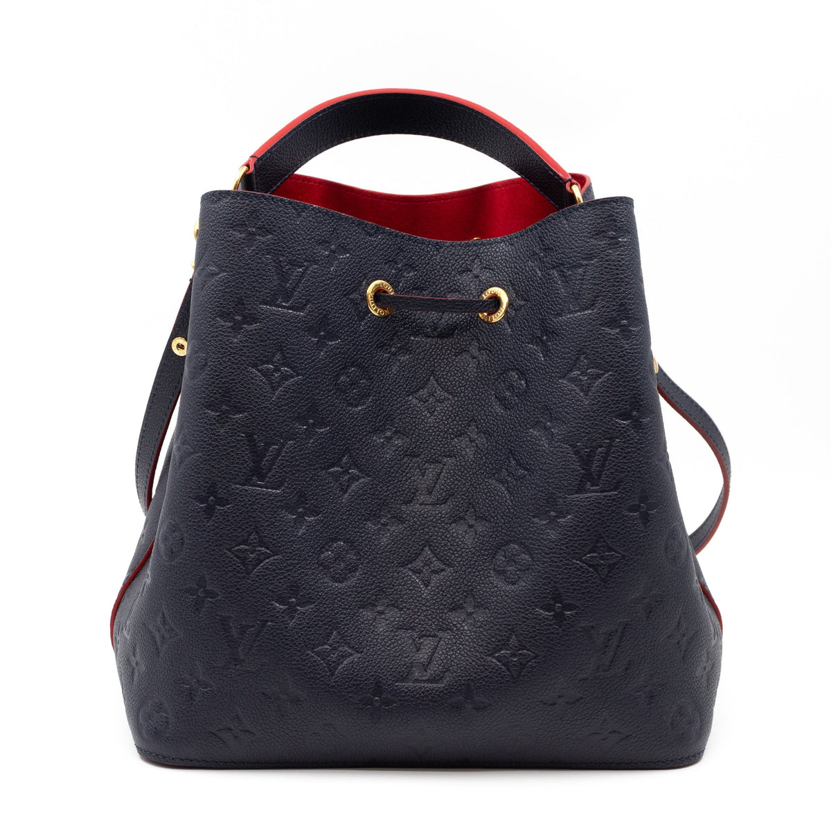 Louis-vuitton NéoNoé MM Monogram Empreinte Marine Rouge