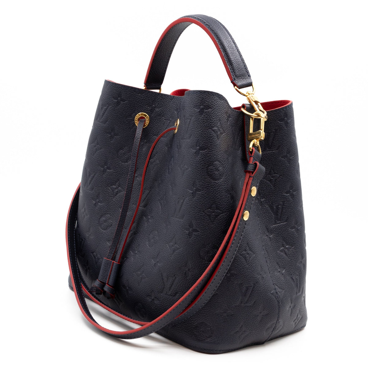 Louis-vuitton NéoNoé MM Monogram Empreinte Marine Rouge