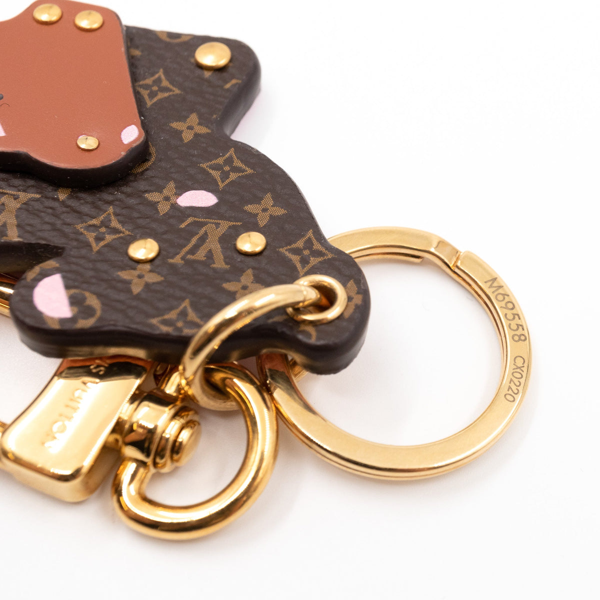 Louis-vuitton Mummy and Baby Bear Bag Charm and Key Holder