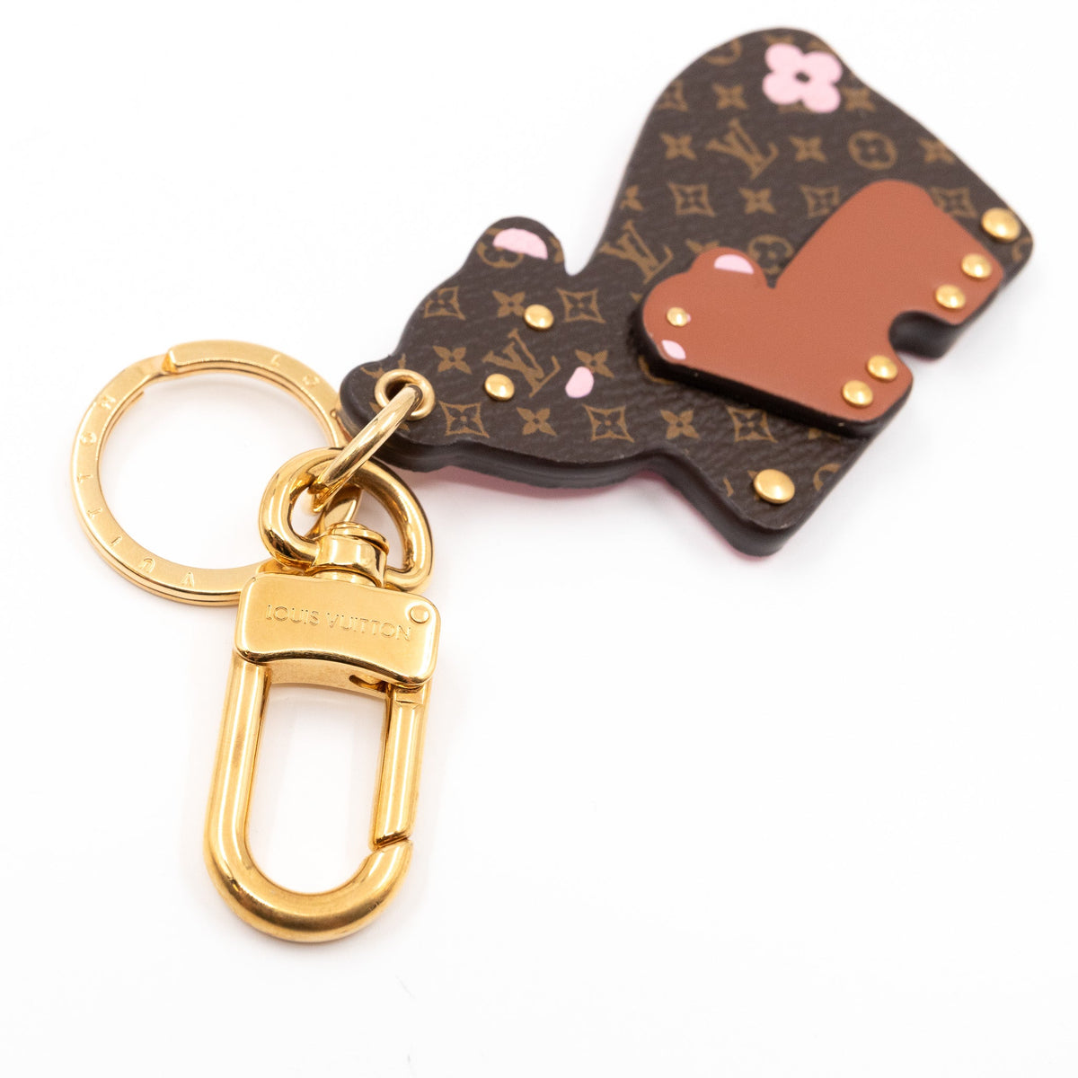 Louis-vuitton Mummy and Baby Bear Bag Charm and Key Holder