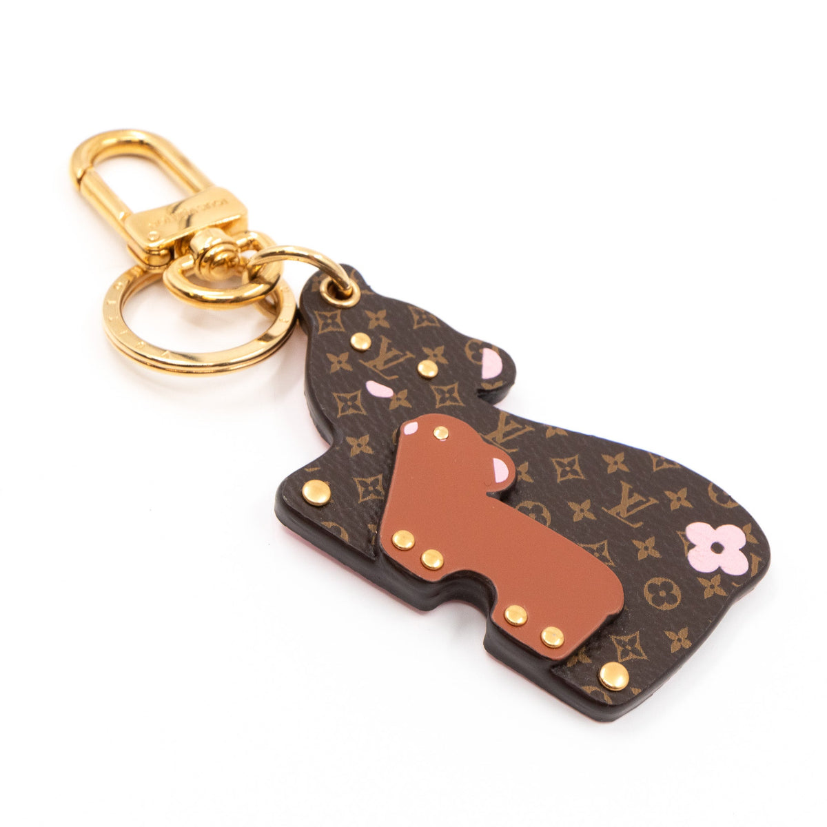 Louis-vuitton Mummy and Baby Bear Bag Charm and Key Holder