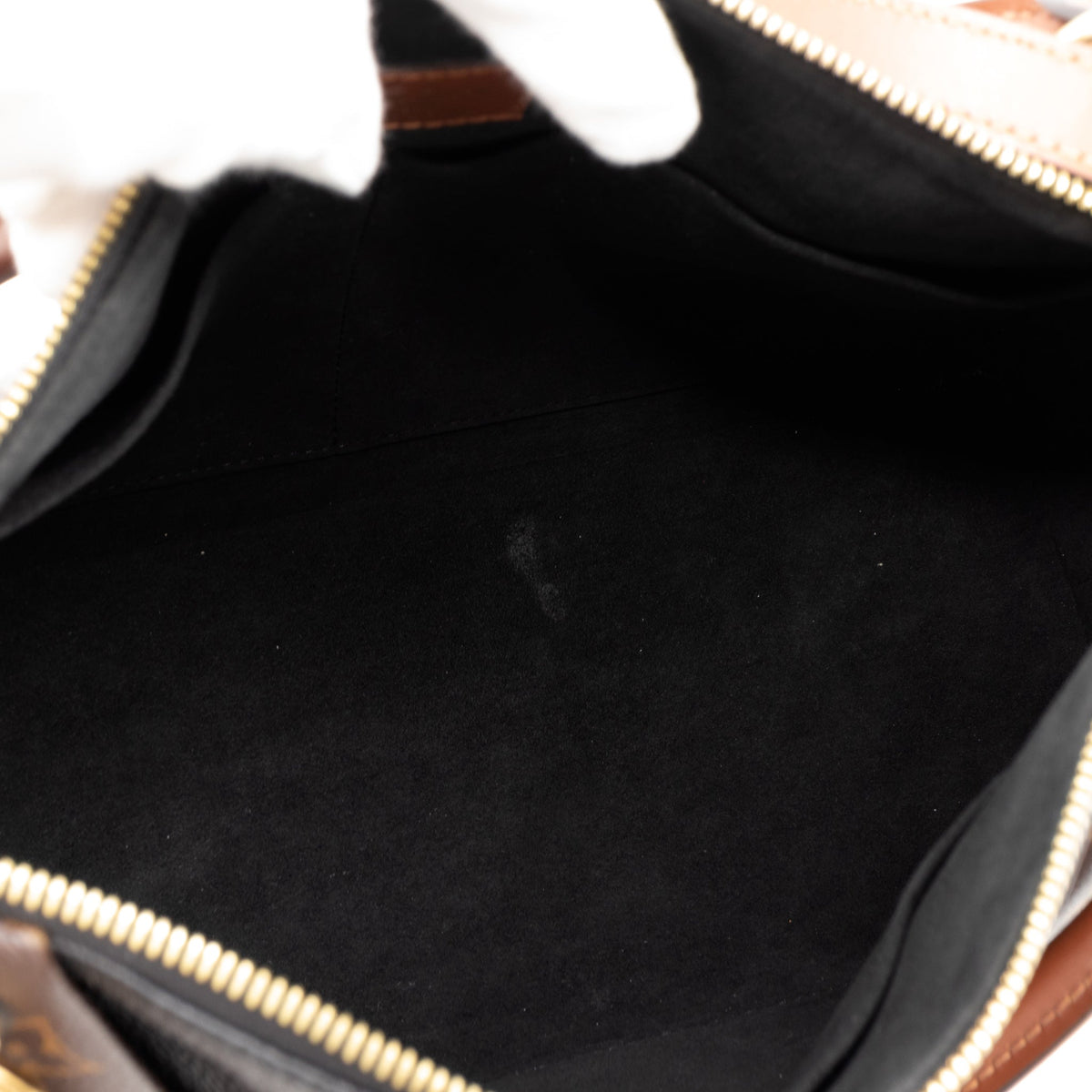 Louis-vuitton V Tote MM Monogram Noir Caramel