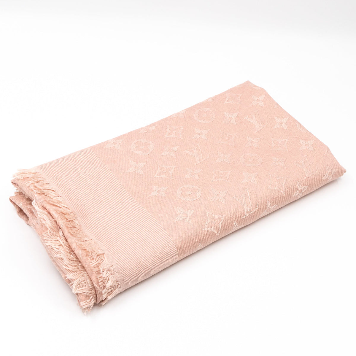 Louis-vuitton Monogram Shawl Rose Ballerine