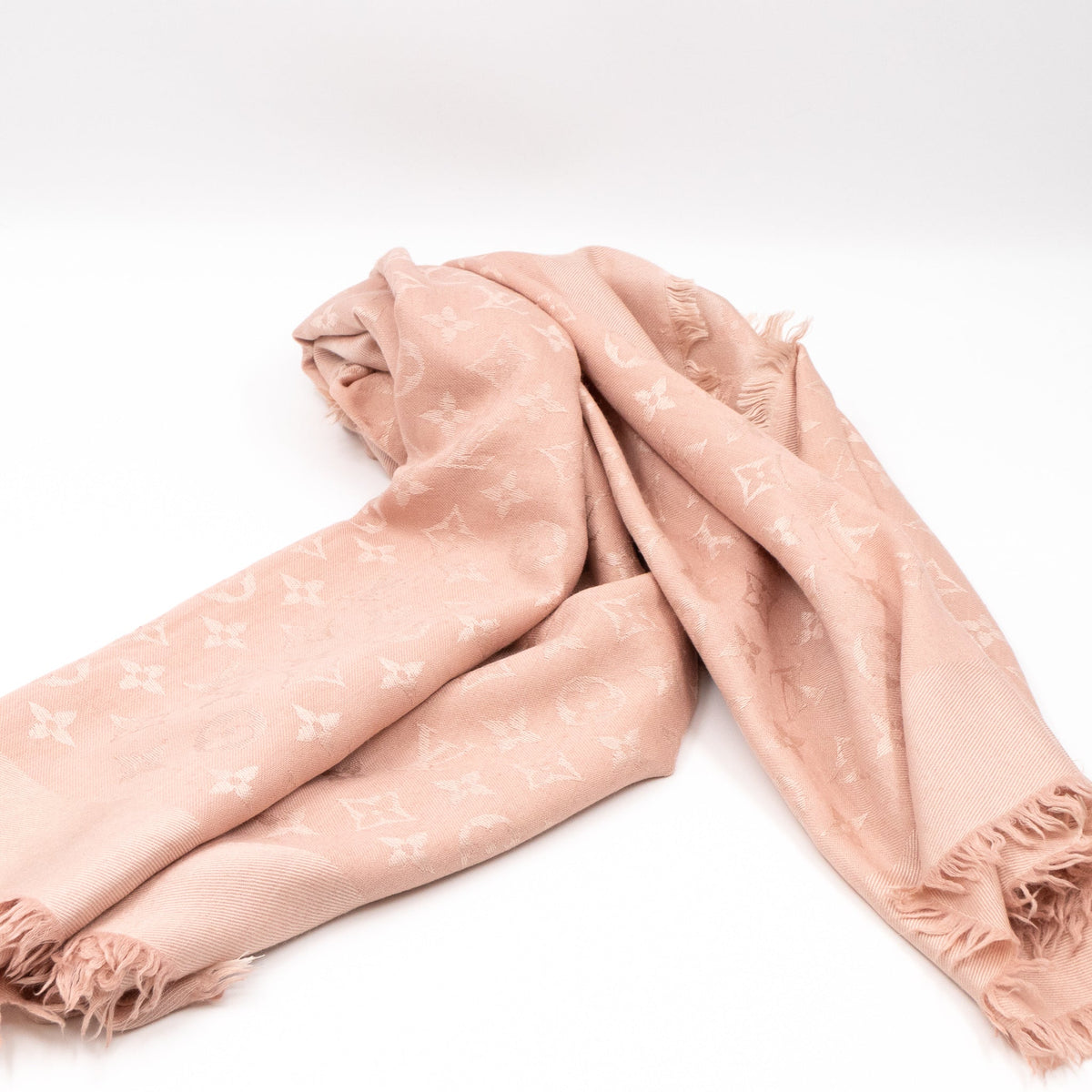 Louis-vuitton Monogram Shawl Rose Ballerine