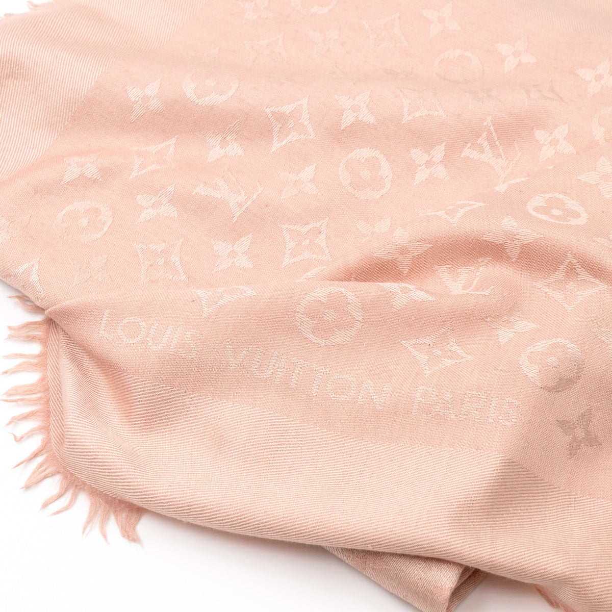 Louis-vuitton Monogram Shawl Rose Ballerine