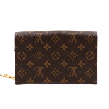Louis-vuitton Flore Chain Wallet Monogram Fuchsia