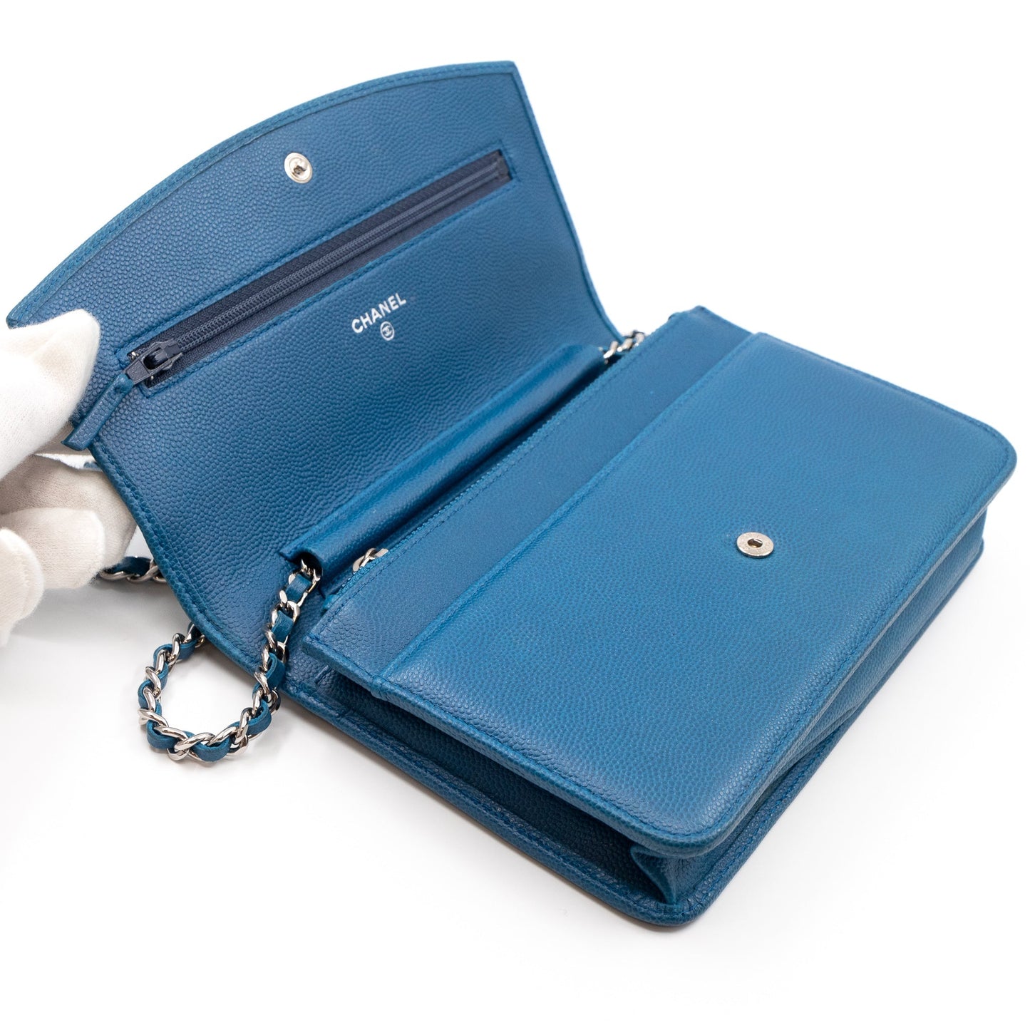 Wallet On Chain Blue Caviar Silver