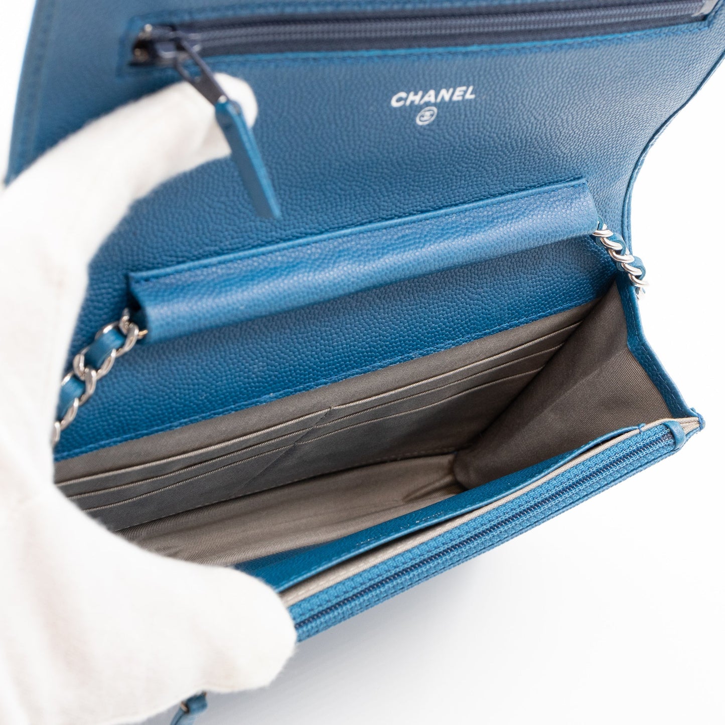 Wallet On Chain Blue Caviar Silver