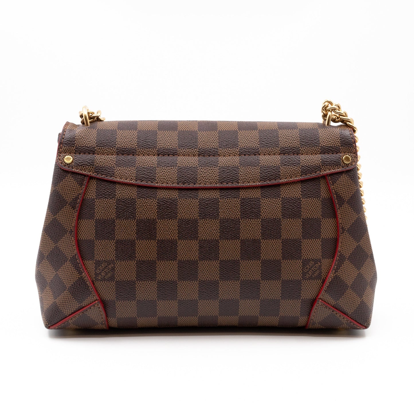 Louis-vuitton Caissa Chain Clutch Damier Ebene