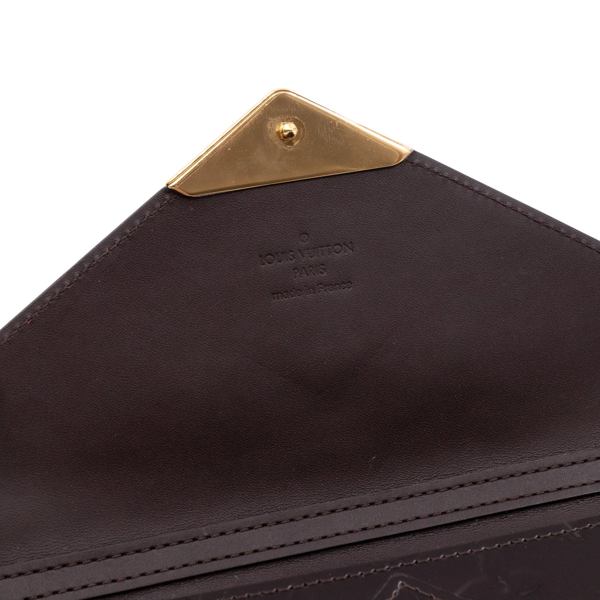 Louis-vuitton Mira Chain Clutch Vernis	Amarante