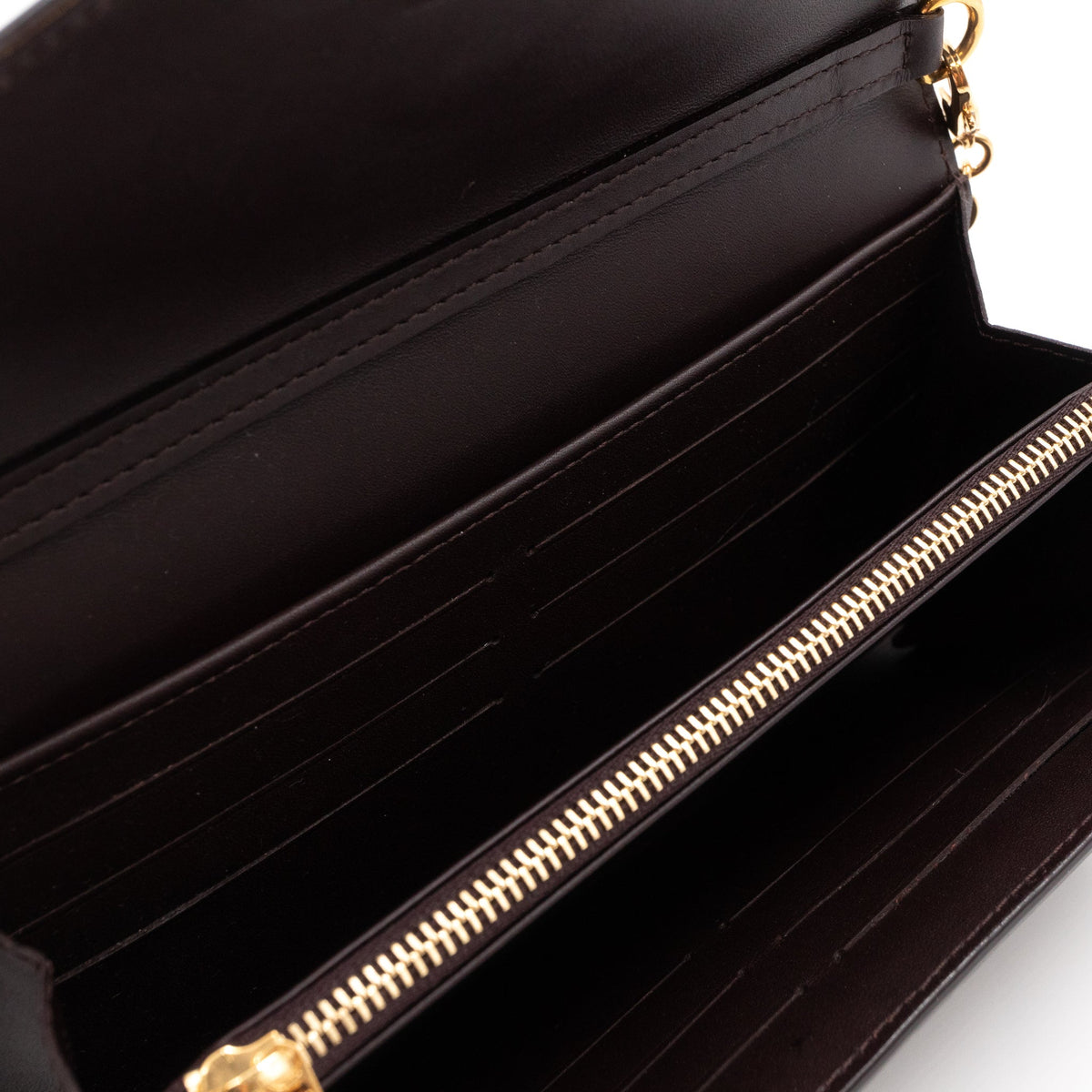 Louis-vuitton Mira Chain Clutch Vernis	Amarante