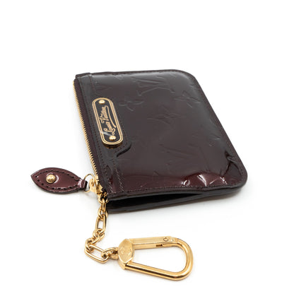 Louis-vuitton Key Pouch Vernis Amarante