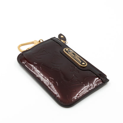 Louis-vuitton Key Pouch Vernis Amarante