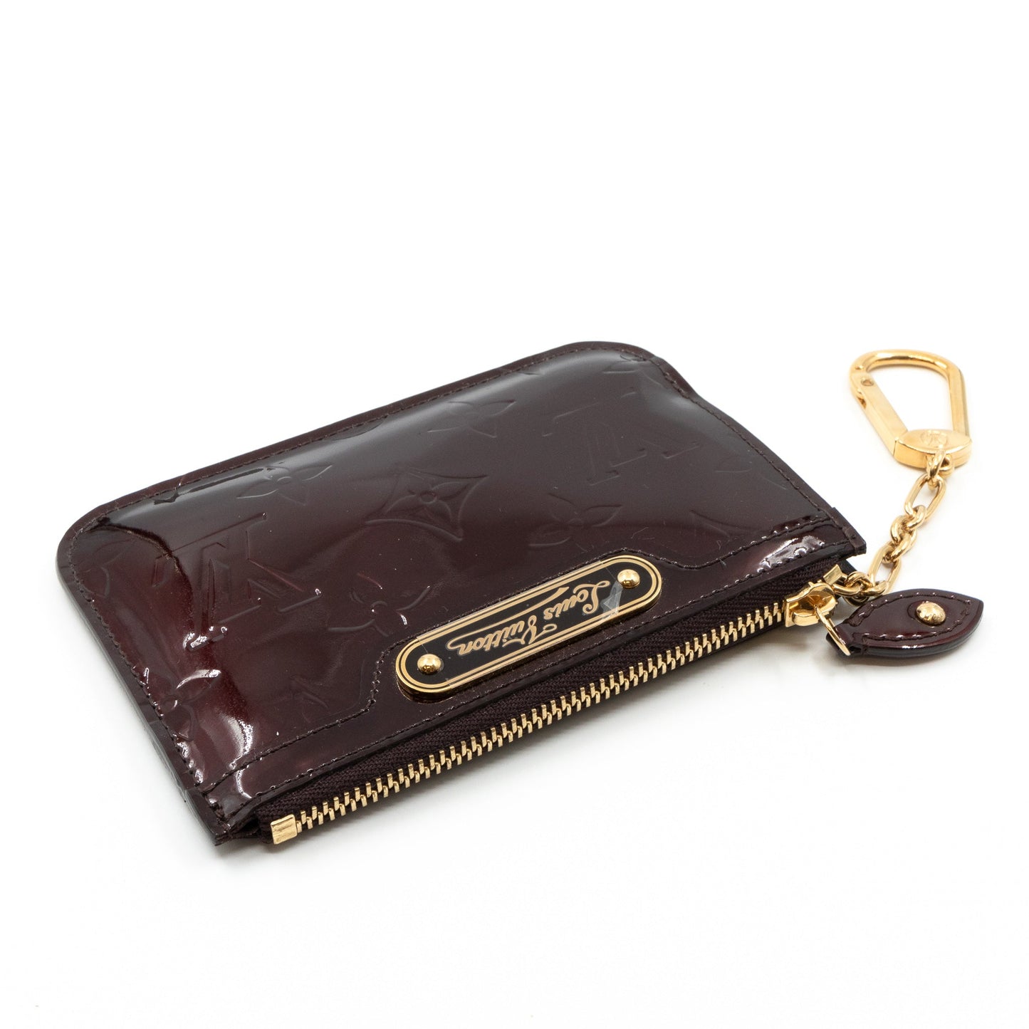 Louis-vuitton Key Pouch Vernis Amarante