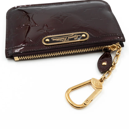 Louis-vuitton Key Pouch Vernis Amarante