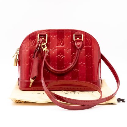 Louis-vuitton Alma BB Vernis Rayures
