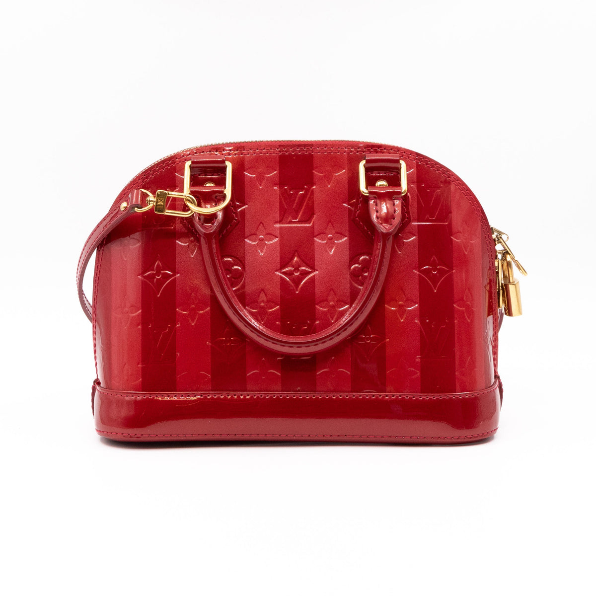 Louis-vuitton Alma BB Vernis Rayures