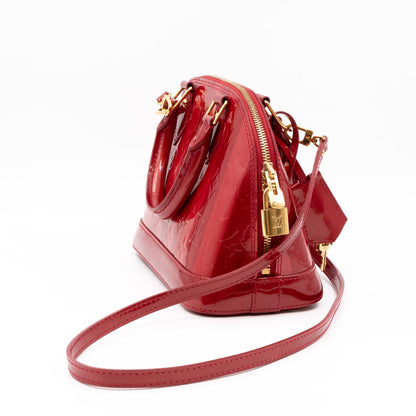 Louis-vuitton Alma BB Vernis Rayures
