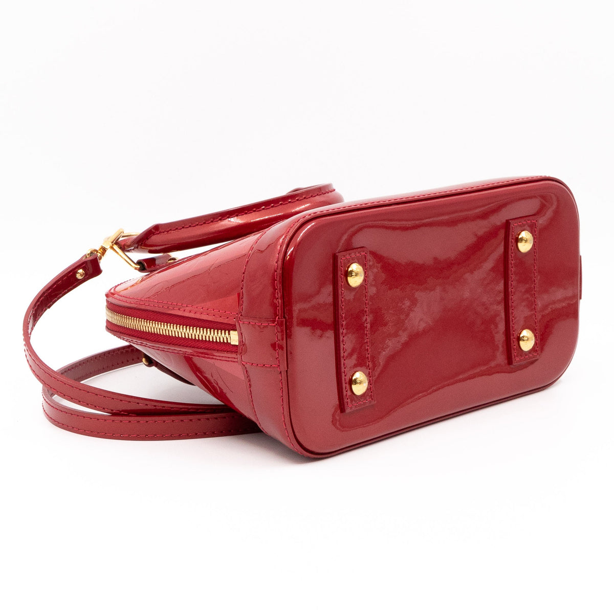 Louis-vuitton Alma BB Vernis Rayures