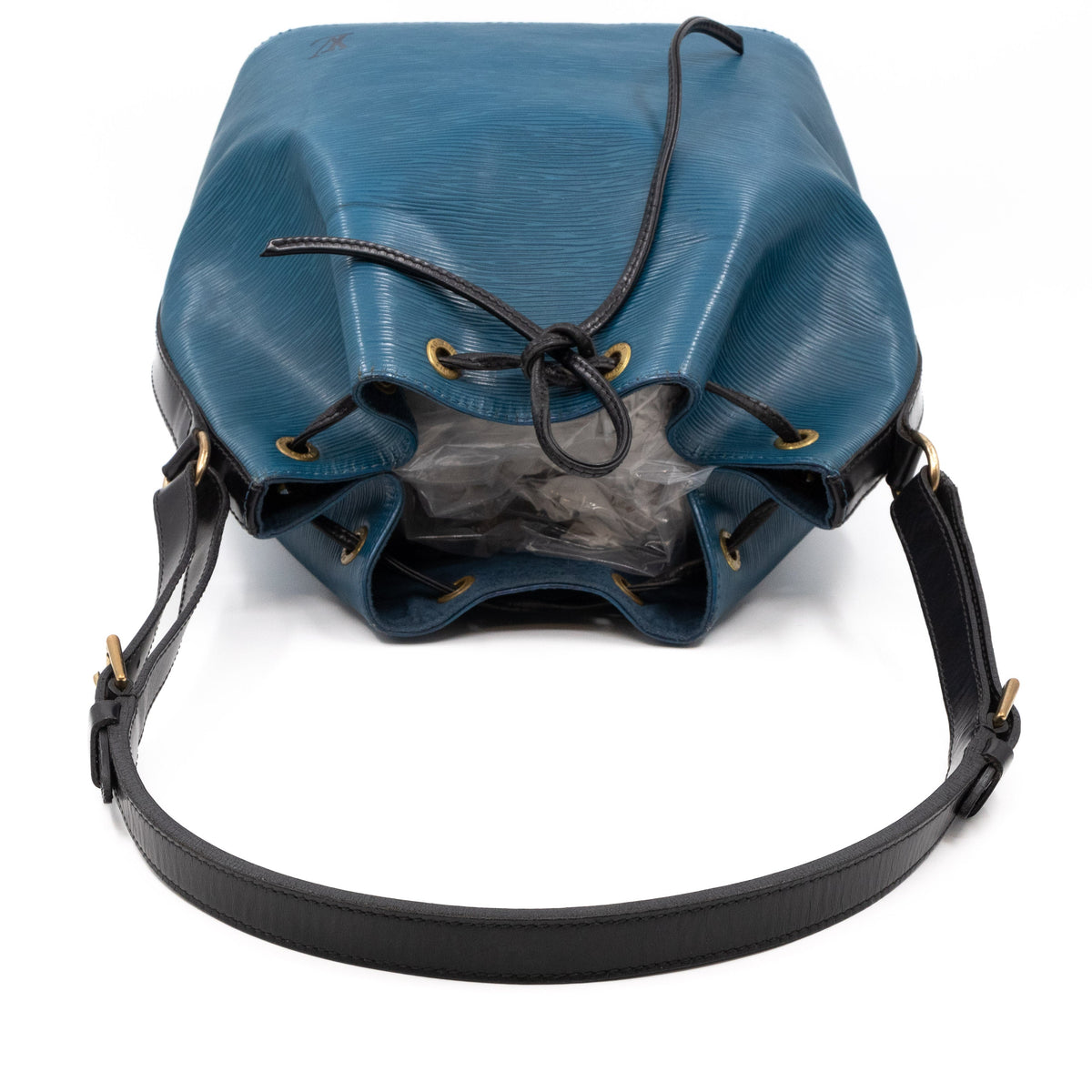 Louis-vuitton Petit Noe Epi Leather Blue & Black