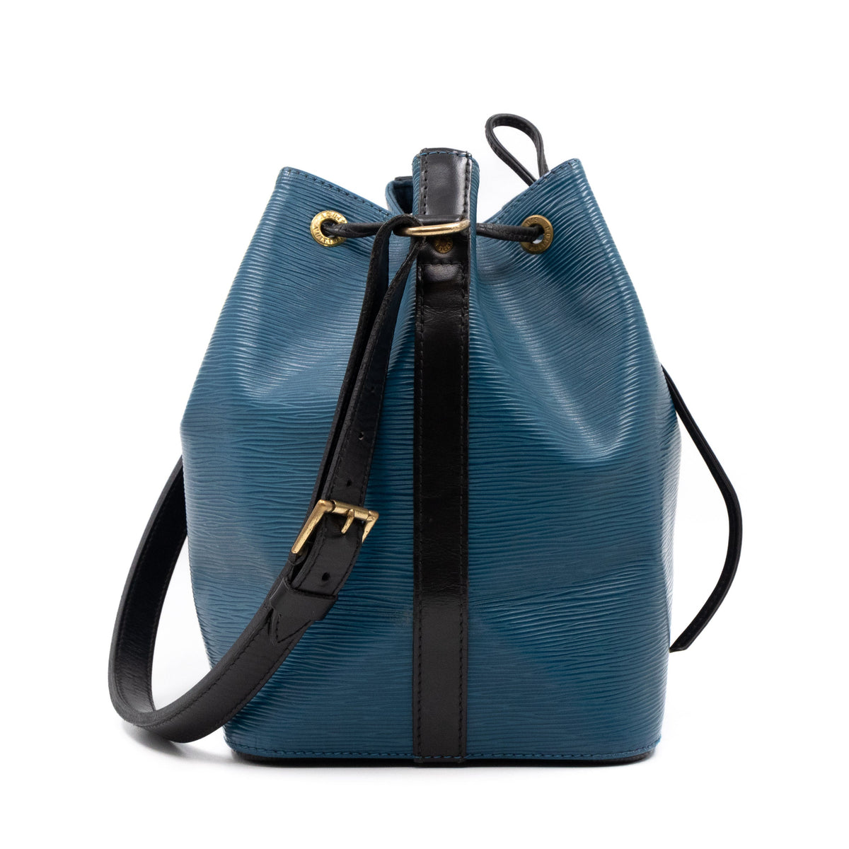 Louis-vuitton Petit Noe Epi Leather Blue & Black
