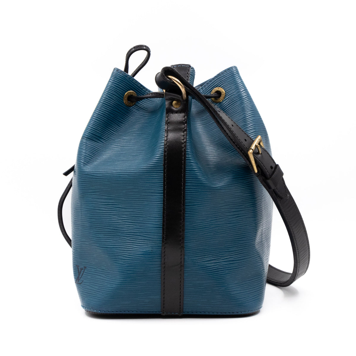 Louis-vuitton Petit Noe Epi Leather Blue & Black